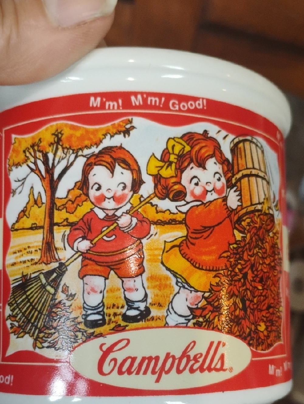 Campbell's Vintage Kids Fall 2 Mugs - Red & Yellow